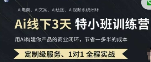 AI实操培训第20-21期线下，0基础保姆级教程，3月最新整理，企业获客、降本增效、打造超级个体-鹊桥梦网创