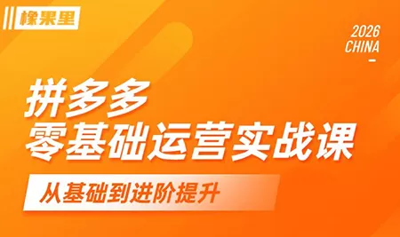 仙道电商·拼多多零基础运营实战课-鹊桥梦网创