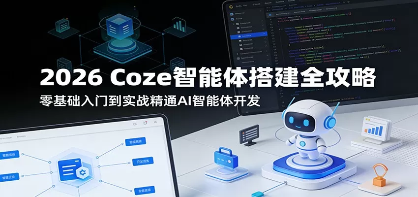 2026 Coze智能体搭建全攻略：零基础入门到实战精通AI智能体开发