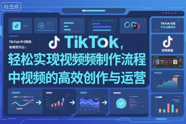 TikTok中视频制做流程,轻松实现Tk中视频的高效创作与运营-鹊桥梦网创