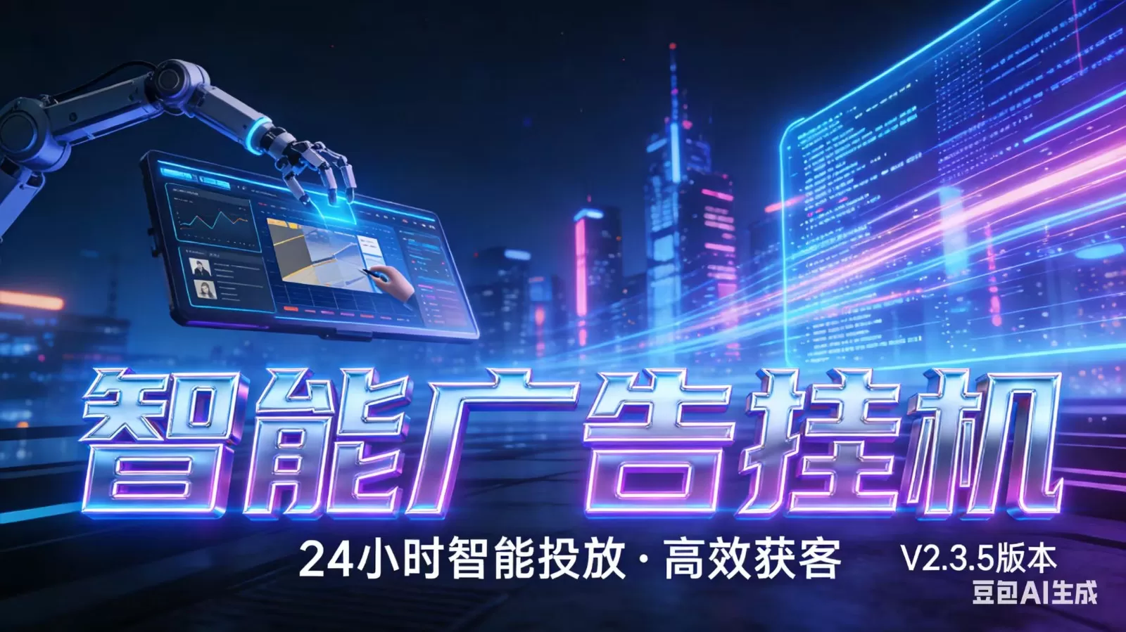 AI 广告云挂机 · 全域流量变现平台-鹊桥梦网创
