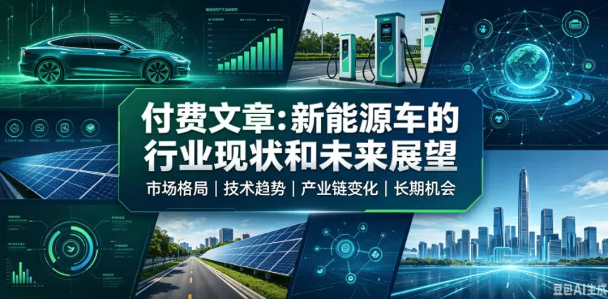 付费文章:新能原车的行业现状和未来展望-鹊桥梦网创